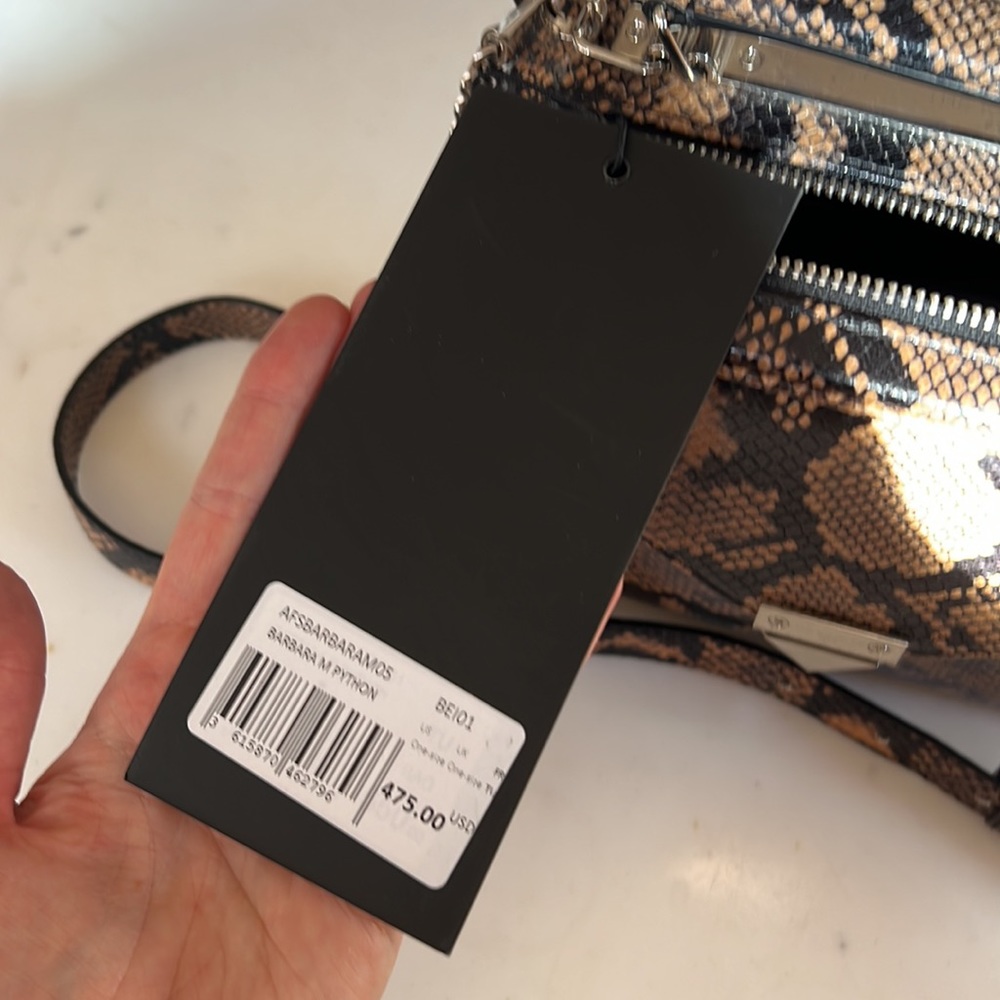 Brand New! Kooples Barbara Leather Python Effect … - image 8